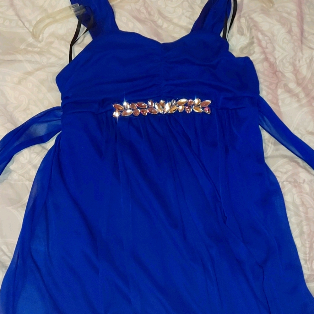 Navy blue dress